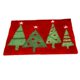 thumbnail image 1 of s de de cierre, de fabricación de alfombras con funda de cojín de alfombra DIY, para niños / adultos con patrón de impreso, 20 `` Árbol de navidad rojo Soledad Lona de alfombra de gancho de enganche, 1 of 10