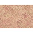thumbnail image 1 of Ahgly Company Indoor Rectangle Patterned Macaroni and Cheese Yellow Area Rugs, 2' x 3', 1 of 6