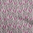 thumbnail image 1 of oneOone Georgette Viscose Dark Magenta Fabric Floral Craft Projects Decor Fabric Printed By The Yard 42 Inch Wide, 1 of 4