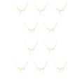 thumbnail image 3 of Sonducket Ins Constellations Theme Amistad Collar Rhinestone Cómodo Delicado con Display Card Colgante para Lover Festival Gifts Virgo gold Type1 NO1, 3 of 6