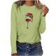 thumbnail image 1 of Puntoco - Sudadera con estampado navideño de manga larga para mujer, informal, a la moda, blusa Puntoco Puntoco-4013, 1 of 3