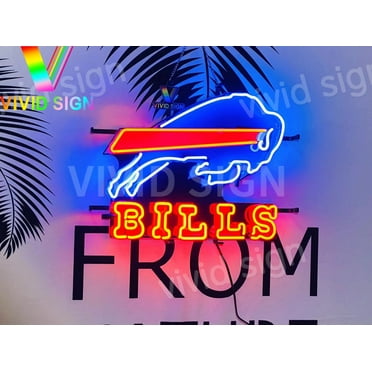 Queen Sense 20"x16" For Buffalos Sports Team Bills Neon Sign HD Vivid Printing Handmade Artwork Neon Light 120BBTLV3VVD