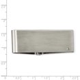 thumbnail image 4 of Chisel Stainless Steel Brushed .03 Carat Diamond Hinged Money Clip, 4 of 4