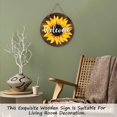 thumbnail image 3 of Welcome Door Sign, Sunflower Decor Wooden Sign Round Decorative Wall Plaque, Rustic Summer Welcome Sign for Front Door, Farmhouse Porch Yard Hanging Sign Outdoor Decorations -26, 3 of 4