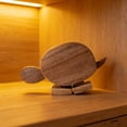 thumbnail image 3 of FYHALE Handcrafted Walking Wooden Animal Figurine – Gravity-Powered Desk & Shelf Decorative Toy, 3 of 5