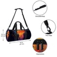 thumbnail image 5 of Jellyfish Yoga Bag, 17.7 Inches Sports Bag with Interior Zipper Pocket, Large Capacity Gym Bag, Travel Tote, Carry on Bag, 5 of 6