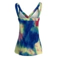 thumbnail image 3 of Tank Tops for Women under $5 V-Neck Lace Sleeveless Splicing Sexy Vest Sling Camisole T-Shirt Multicolor M, 3 of 5