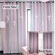 thumbnail image 3 of Cortinas Yancorp para dormitorio de niñas, habitación infantil, 160 x 160 cm, rosa y gris, 3 of 6