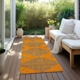 thumbnail image 6 of Addison Rugs Chantille Indoor/Outdoor Transitional Geometric Orange Washable Runner Rug, 2'3" x 7'6", 6 of 6