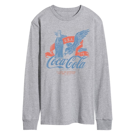 Coca-Cola - USA Eagle Coke - Men's Long Sleeve Graphic T-Shirt