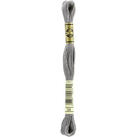UPC: 0077540927791 | DMC Six-Strand Embroidery Floss – #04 Dark Tin