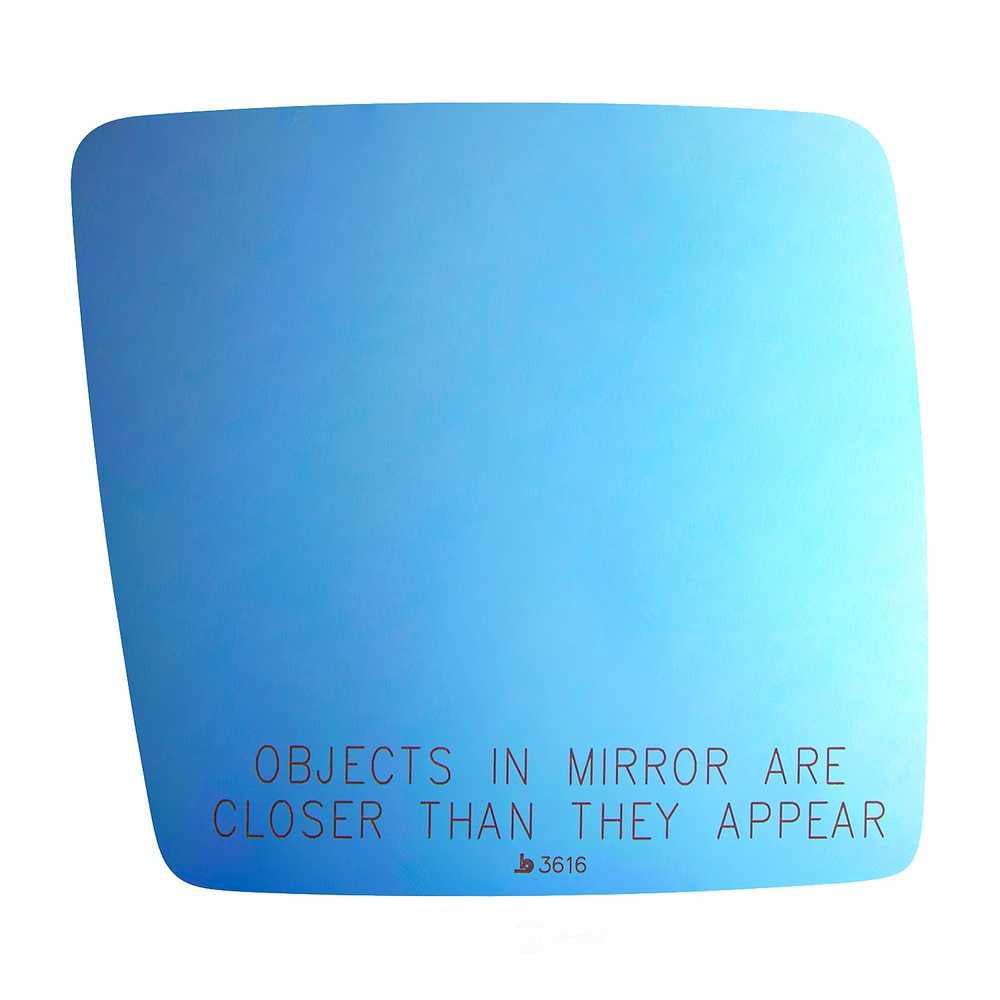 Burco Side View Mirror Replacement Glass - Blue Glass - 3616