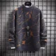 thumbnail image 5 of Suéteres de punto gruesos de colores contrastantes para hombre, suéteres de punto holgados de cachemira de otoño e invierno, suéteres económicos para hombre, 5 of 5