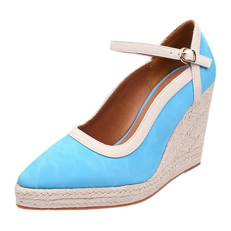 

Youmylove Mujer Sapatos Mulher Tienda Platform Wedges Sandals Shoes Dresses Heels Slip On Wedge Heel Sandals Summer Comfy Beach Outdoor Walking Footwear