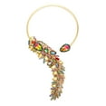 thumbnail image 1 of Collar de mujer Qarigey gargantilla decorativa de cristal blanco rojo verde champán AP014805-05, 1 of 6