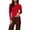 28#Hot Pink, variant on Womens Polka Dot Shirt Long Sleeve Crew Neck Slim Fitted Y2K Underscrub Tops