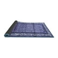 thumbnail image 2 of Ahgly Company Indoor Square Persian Blue Traditional Area Rugs, 5' Square, 2 of 4