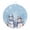 Blue, variant on Welcome Sign for Front Door,Winter Blue Snowman Christmas Round Metal Welcome Front Porch Decoration,Snowflake Xmas Tree Wall Hanging Sign for Living Room Kitchen Hallway Housewarming Gift 8''