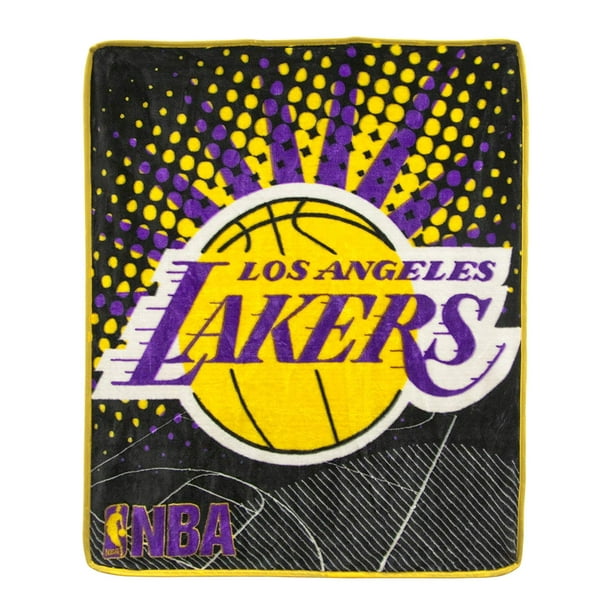 Nouveau NBA Los Angeles Lakers Ultime Super Peluche Jeter 48x60 Couverture Officielle