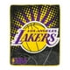 Nouveau NBA Los Angeles Lakers Ultime Super Peluche Jeter 48x60 Couverture Officielle – image 1 sur 1