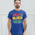 thumbnail image 3 of Tee Hunt Make History T-Shirt Human Rights Activism Equality Freedom Men's Tee, Blue, Large, 3 of 5