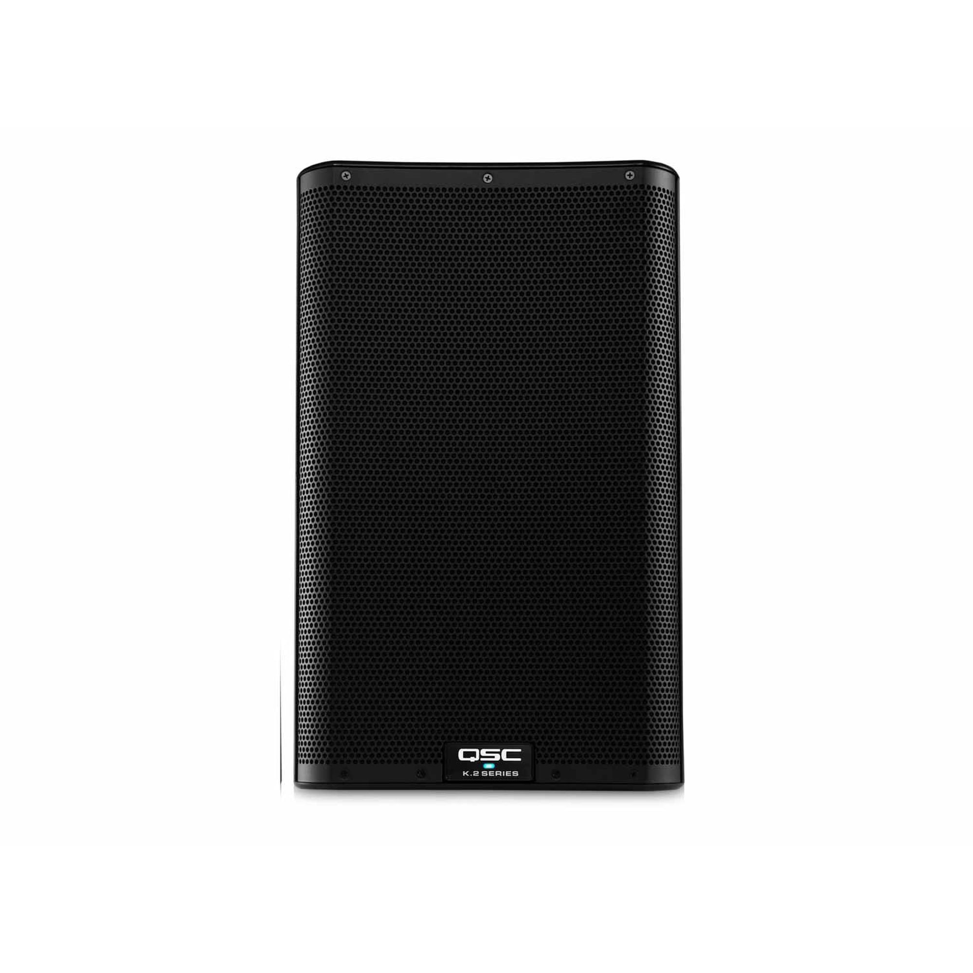 QSC K10.2 Multi-function Digital Display 2000 Watts Continuous Power Portable Speaker, Black, RAL 9011