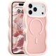 thumbnail image 1 of Funda magnética para iPhone 17 Pro, compatible con MagSafe, diseño de marco ondulado transparente 2025, funda protectora de borde suave, bonita funda transparente mate a prueba de golpes, 1 of 6