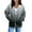 Blue, variant on Women's Sweatshirt Hoodie Casual Relaxed Fit Full Zip Jacket Gradient Color Long Sleeve Drawstring Sweatshirts with Pockets