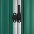 thumbnail image 6 of vidaXL Tool Shed Outdoor Storage Shed with Lockable Door Galvanized Steel, 6 of 6