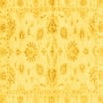thumbnail image 1 of Ahgly Company Indoor Square Oriental Yellow Traditional Area Rugs, 3' Square, 1 of 4