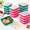 Bread2, variant on 32 Pack 42 Oz Vegetable2 Printed Lid Food Meal Prep Storage Containers
