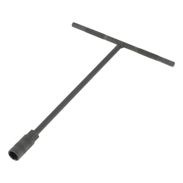 Llave de zócalo universal Unique Bargains 28x18.5cm, espárrago duradero, removedor de zócalo de acero al carbono 1 pieza hexagonal 13mm para automóvil, motocicleta, dirtbike, llave de mango en T