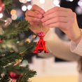 thumbnail image 4 of Red Dragon Baby with Monogram Letter "A" Christmas Ornament - Personalized Acrylic Hanging Pendant for Fantasy Themed Holiday Tree Decor,A, 4 of 4