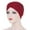 Wine, variant on Women'S Beads Elastic Turban Hat Cancer Chemo Cap Hijab Head Wrap - Ladies' Cross Forehead Indian Hat Beaded Scarf Sky Blue, Hair Care, Back to School, 4Th of July