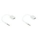 thumbnail image 1 of 2X Enchufe de Audio AUX Macho de 3.5 mm Jack Una USB 2.0 Hembra Convertidor Cable Cable Coche MP3, 1 of 5