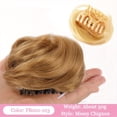 thumbnail image 2 of Extensions de Chignon en Cheveux Synthétiques Bouclés Mini Pince à Griffes Oreilles de Chat Chignons Postiches, 2 of 6