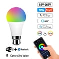 thumbnail image 1 of tuya Rgb Smart Light Bulb Dimmable Gu10 C37 A60(A19) T37 E14 E27 B22 Wifi Led Magic Lamp AC 85V-265V work with google home, 1 of 5