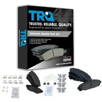 TRQ Front & Rear Premium Posi Ceramic Disc Brake Pad Kit for Toyota Lexus BFA13066