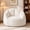 Beige, variant on Gericco Giant Oversized Bean Bag Chair, Compressed Memory Foam Filling Included, for Living Room, Bedroom, Game Room, Orange