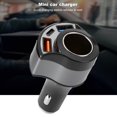thumbnail image 1 of Voiture 12V 3A Multifonction Allumeur Double USB QC3.0 Rapide Prise de Haute Puissance, 1 of 8