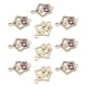 thumbnail image 2 of Minnieouse 10 piezas de gancho de abalorio de diamantes de imitación, suministro de joyería chapado brillante, colgante colgante hecho a mano para hacer Ropa, zapatos y accesorios Miscelánea Minnieouse AP010922-00B, 2 of 6