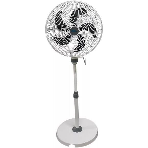 Ventilador De Pedestal Aerotec 16puLG Blanco Vm-16p 3 Vel