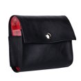 thumbnail image 3 of One Week 7 Small Boxes 28 Grids Pill Boxes Tablet Container Organizer Portable PU Leather Case (Black), 3 of 7