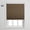 Dark Brown, variant on TWOPAGES Aura Blackout No Drill Cellular Shade - Cordless Honeycomb Blinds for Windows, Black, 35"x64" (1 Panel)