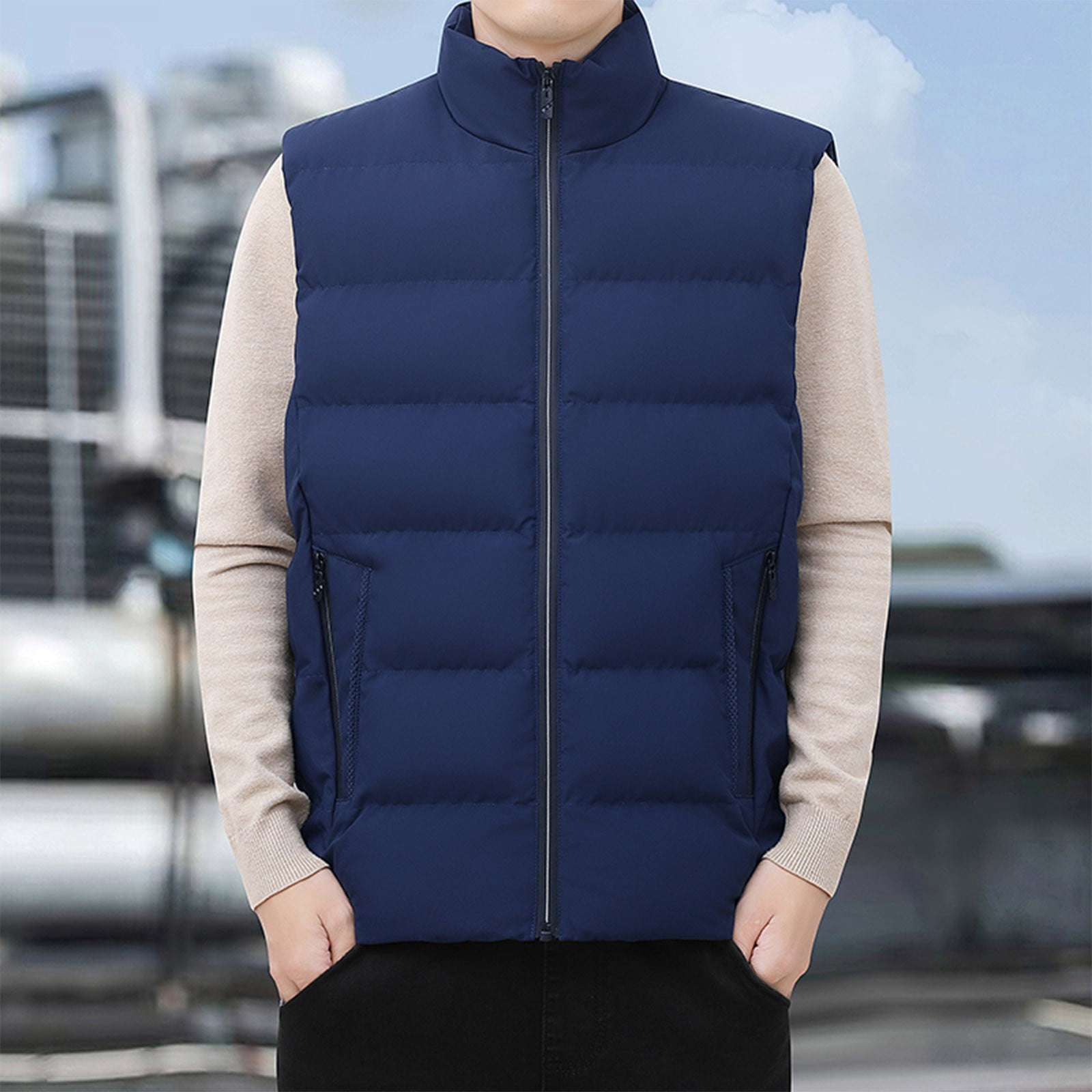 big and tall puffer vest