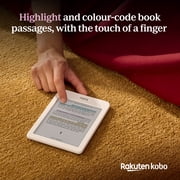 Kobo Clara Colour | eReader | 6 E Ink Kaleido 3 Color Display with ComfortLight PRO | Dark Mode Option | Audiobooks | Waterproof | 16GB of Storage | White