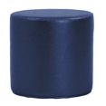 thumbnail image 1 of Howard Elliott Shimmer No Tip Cylinder Ottoman 18" Diameter Round Polyurethane U, 1 of 3
