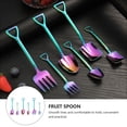 thumbnail image 2 of IDEANATEGRATE 6Pcs Small Appetizer Spoons Stainless Steel for Home Use and Bar, 2 of 8