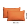 thumbnail image 3 of SIYTUAU Envelope Style Pillowcases Set Of 2 Summer Velvet Bedding For Dormitory And Room Soft Hair Friendly 20X26 Inch, 3 of 7