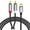 5m, variant on lanema USB C to 2RCA Sound Cable 24K Gold plateds Type C to 2RCA Cable for Amplifiers